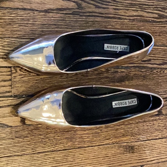 Rose gold patten leather 4-inch heels - Picture 1 of 5